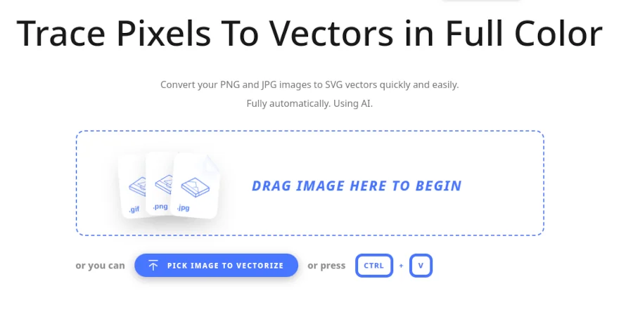 Vectorizer Imatge a cevtor