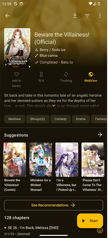 Komikku lector còmics android