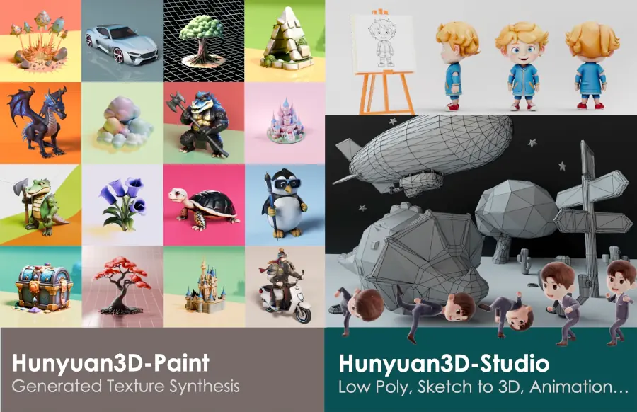 Hunyuan3d crear models 3d amb IA